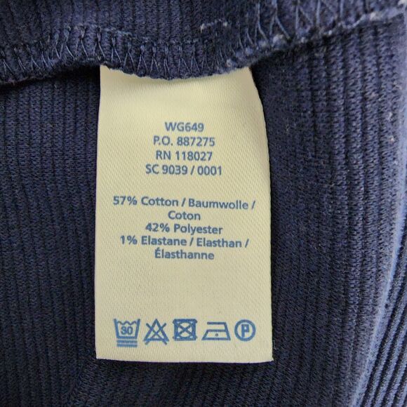 Boden Womens Skirt Size 6 Blue Knee Length A Line Pleated Ribbed Pockets Zipper - Picture 7 of 8